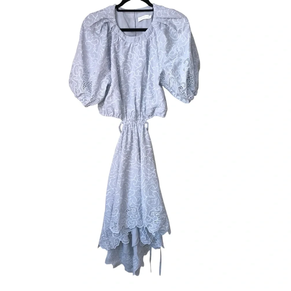 Jonathan Simkhai Anaise Mini Dress in Breeze Size 10